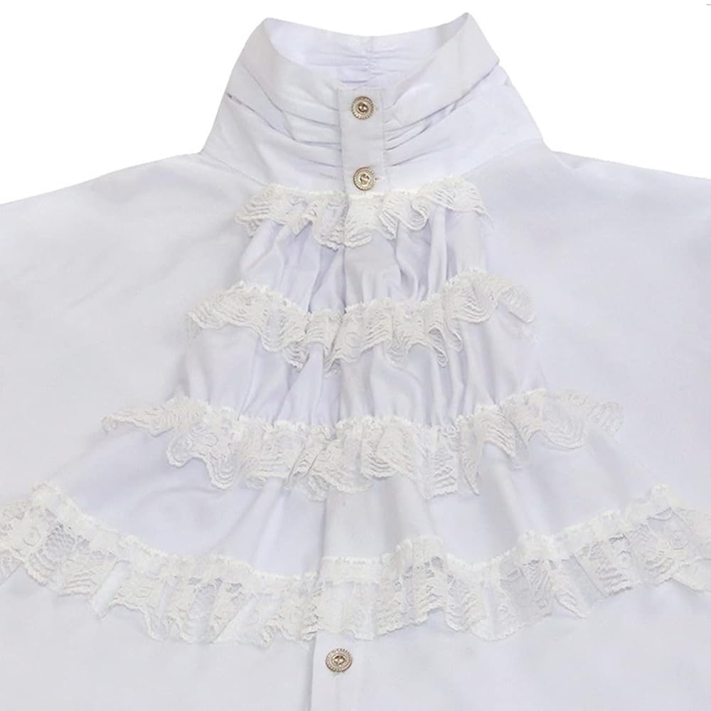 Amazon.com: Men's Gothic Ruffle Jabot Shirt Victorian